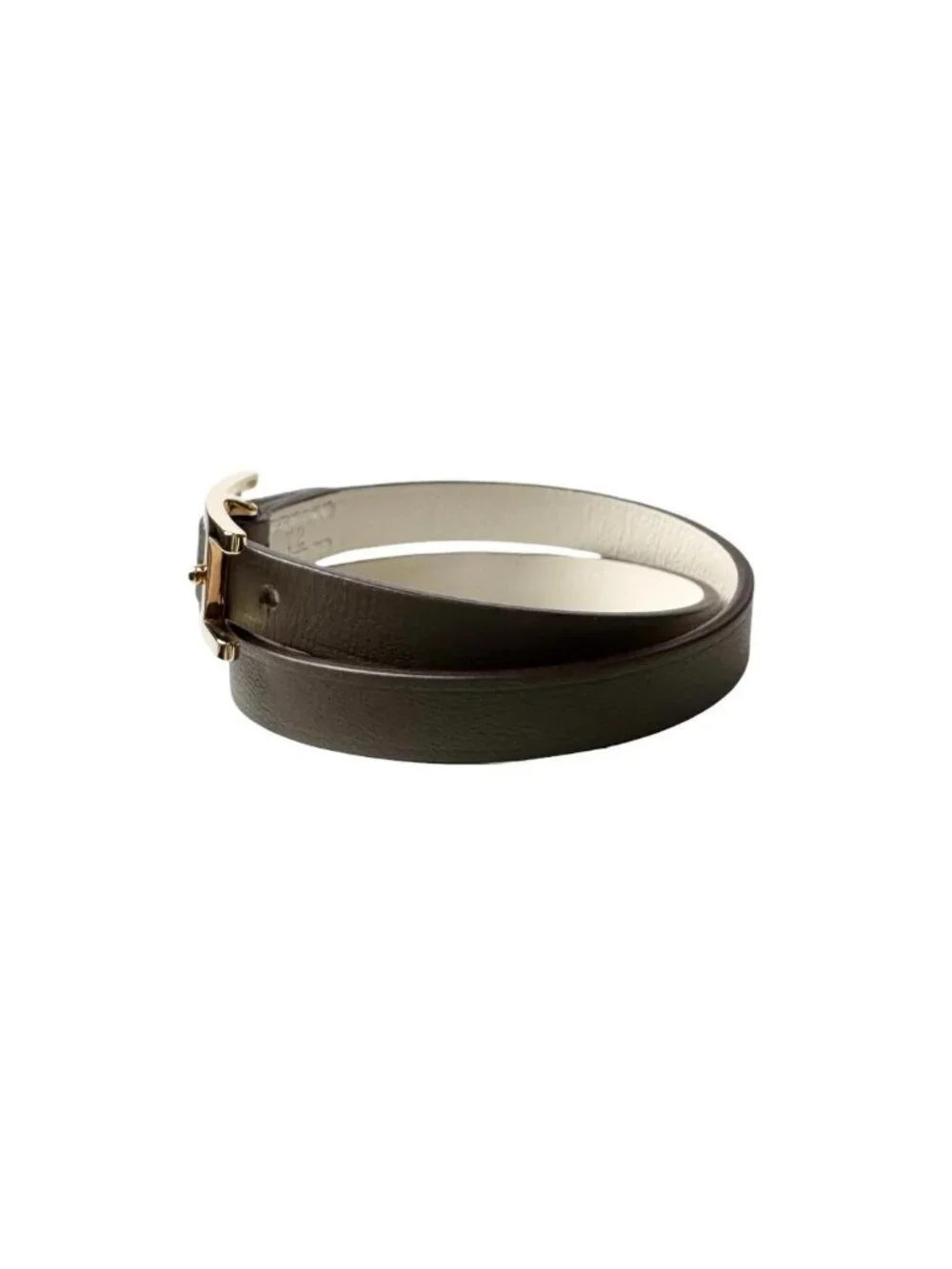 Hermes Behapi Double Tour Bracelet Gold Etoupe